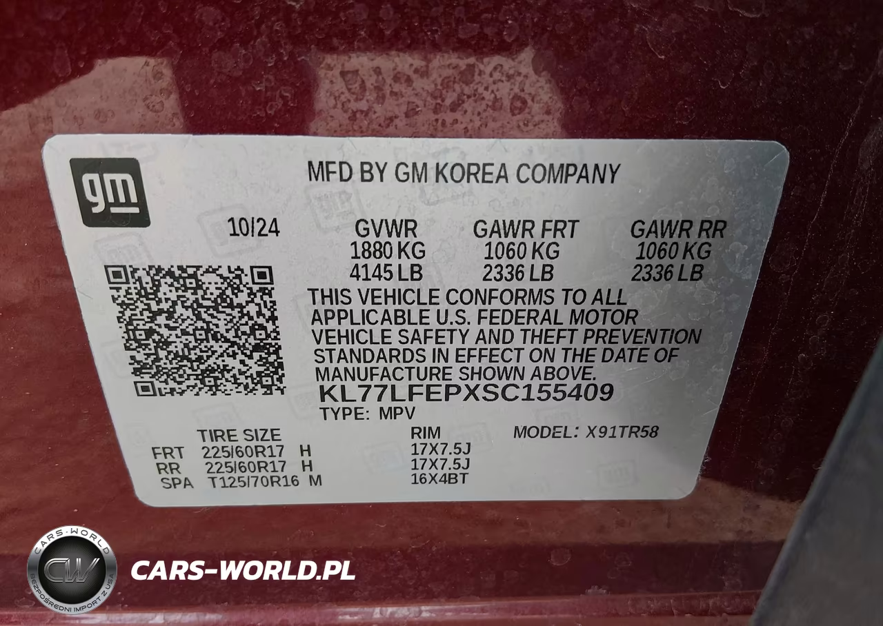 2025 Chevrolet Trax Fwd Ls VIN:KL77LFEPXSC155409 - 9