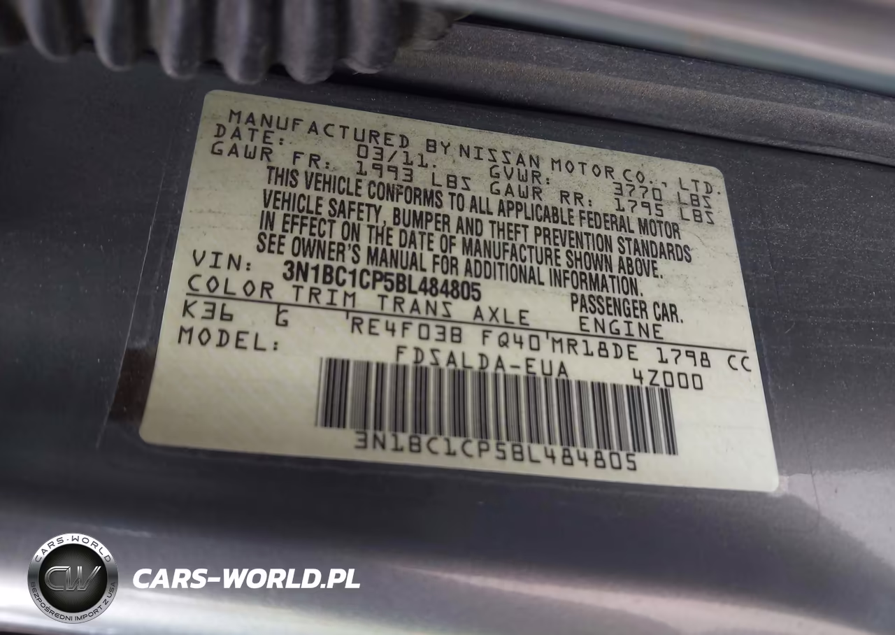 2011 Nissan Versa 1.8S VIN:3N1BC1CP5BL484805 - 9