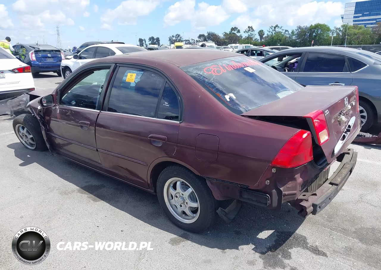 2002 Honda Civic Ex VIN:2HGES26762H585621 - 3