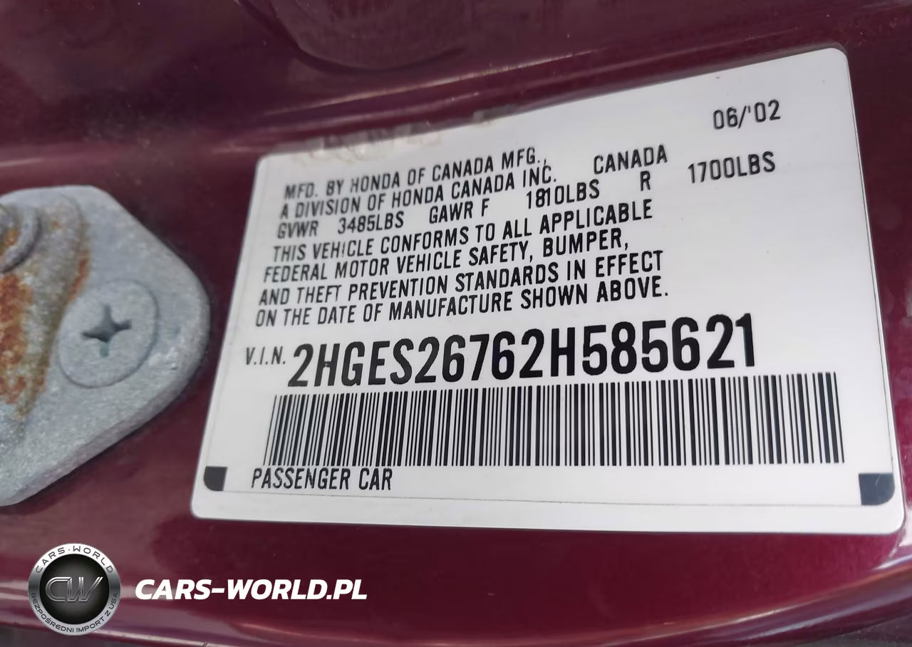 2002 Honda Civic Ex VIN:2HGES26762H585621 - 9