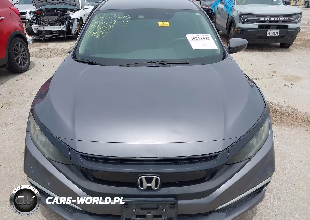 2019 Honda Civic Lx VIN:19XFC2F65KE009568 - 11