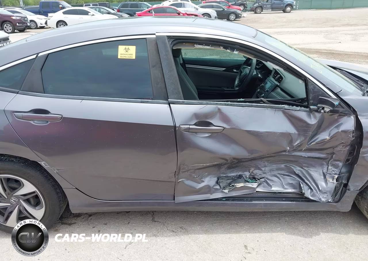 2019 Honda Civic Lx VIN:19XFC2F65KE009568 - 12