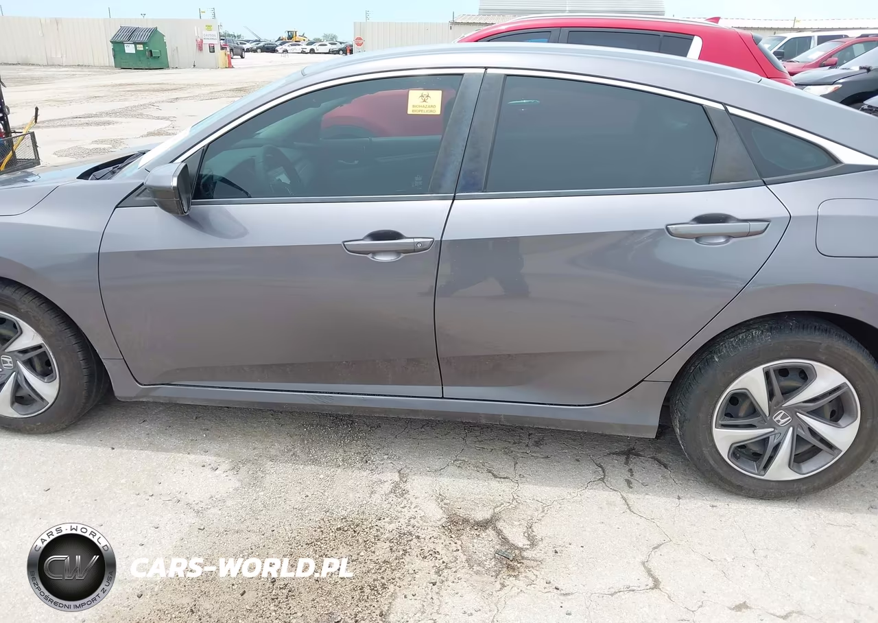 2019 Honda Civic Lx VIN:19XFC2F65KE009568 - 13