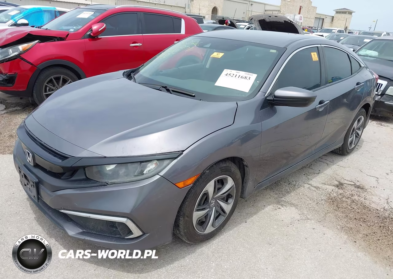 2019 Honda Civic Lx VIN:19XFC2F65KE009568 - 2
