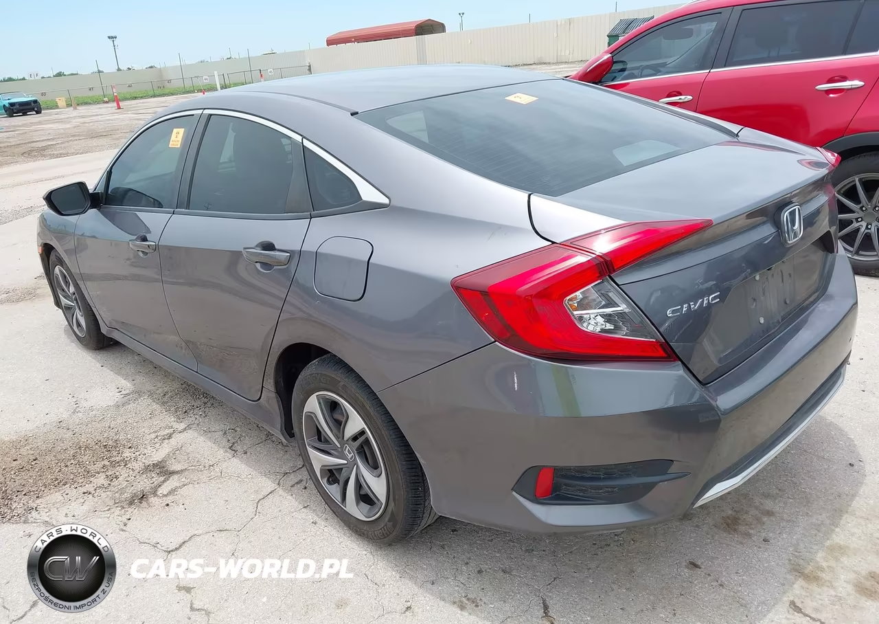 2019 Honda Civic Lx VIN:19XFC2F65KE009568 - 3