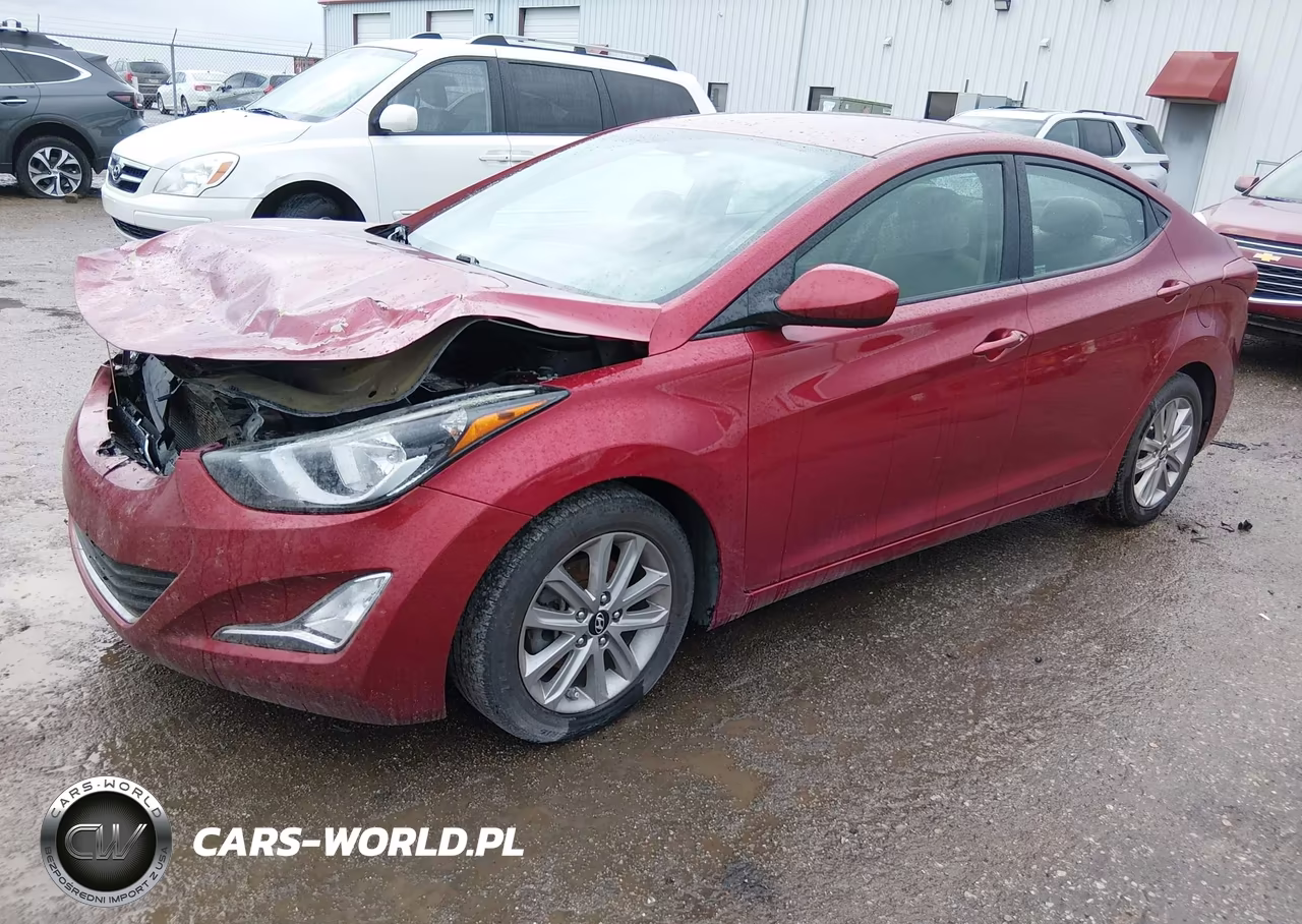 2014 Hyundai Elantra Se VIN:5NPDH4AE6EH482527 - 2