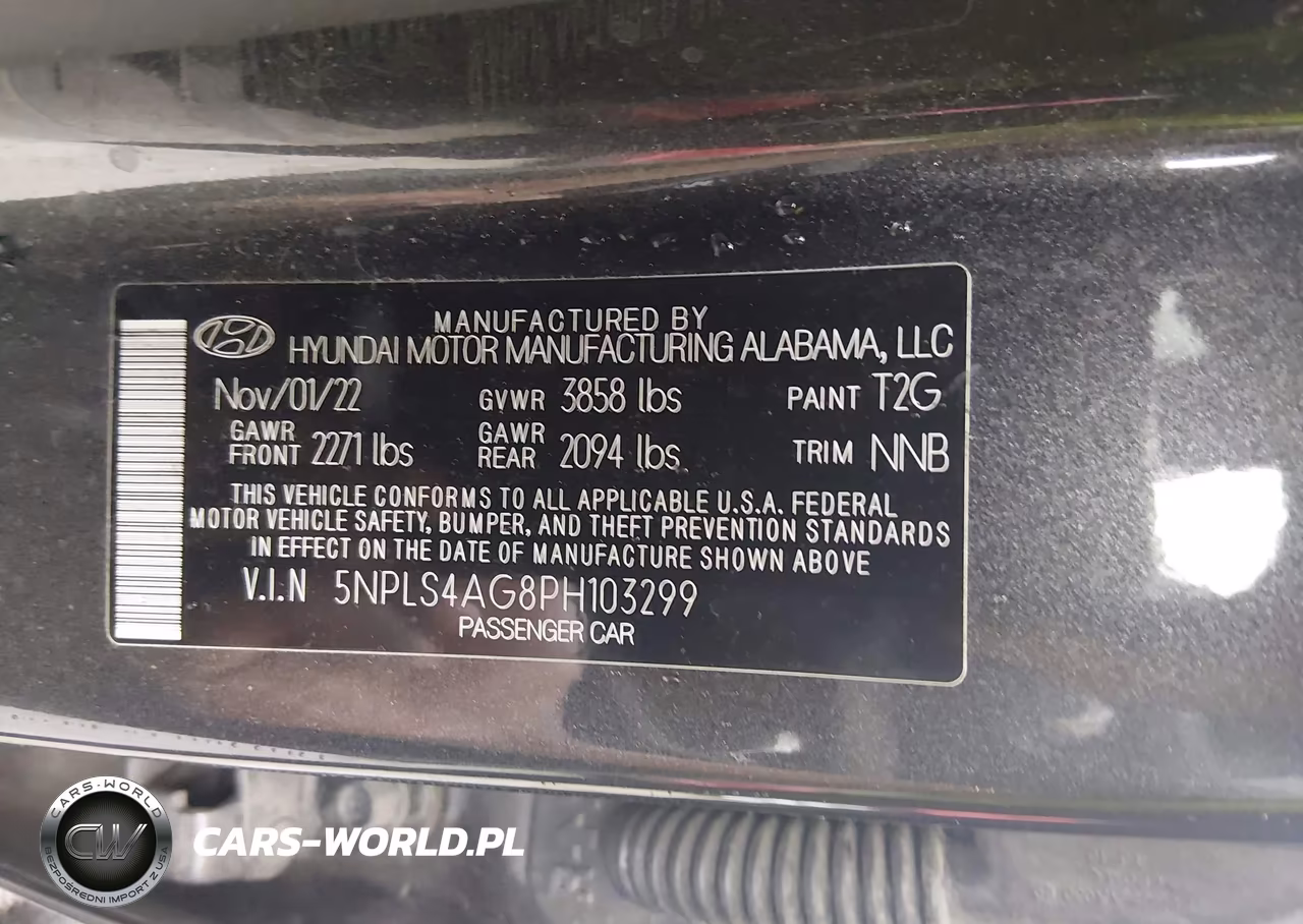 2023 Hyundai Elantra Sel VIN:5NPLS4AG8PH103299 - 9