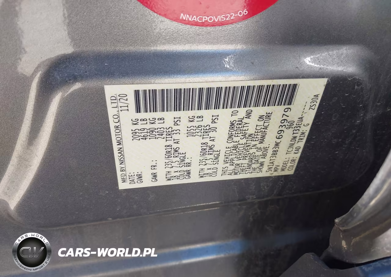 2021 Nissan Rogue Sv Intelligent Awd VIN:5N1AT3BB3MC693979 - 9