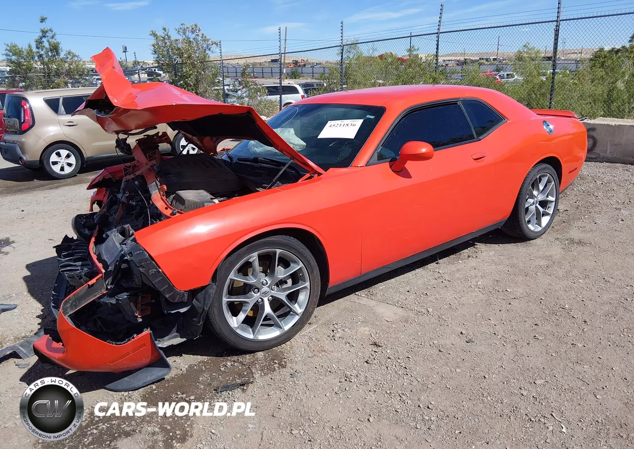 2022 Dodge Challenger Gt VIN:2C3CDZJG0NH168763 - 2