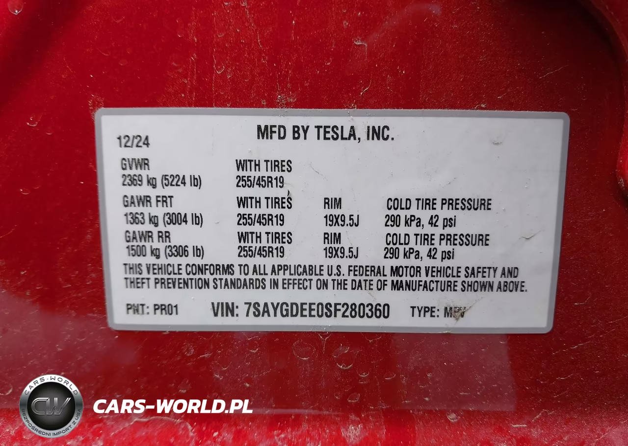 2025 Tesla Model Y Long Range Dual Motor All-Wheel Drive VIN:7SAYGDEE0SF280360 - 9