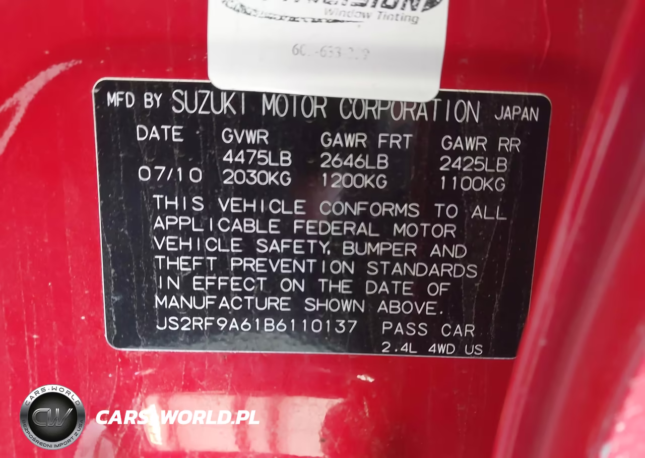 2011 Suzuki Kizashi Sport Gts VIN:JS2RF9A61B6110137 - 9