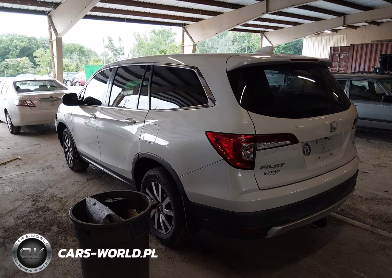2020 Honda Pilot Awd Ex-L VIN:5FNYF6H56LB010221 - 3