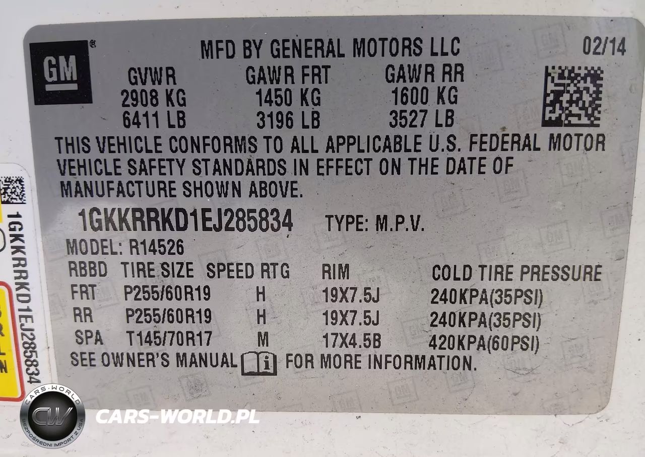 2014 GMC Acadia Slt-1 VIN:1GKKRRKD1EJ285834 - 9