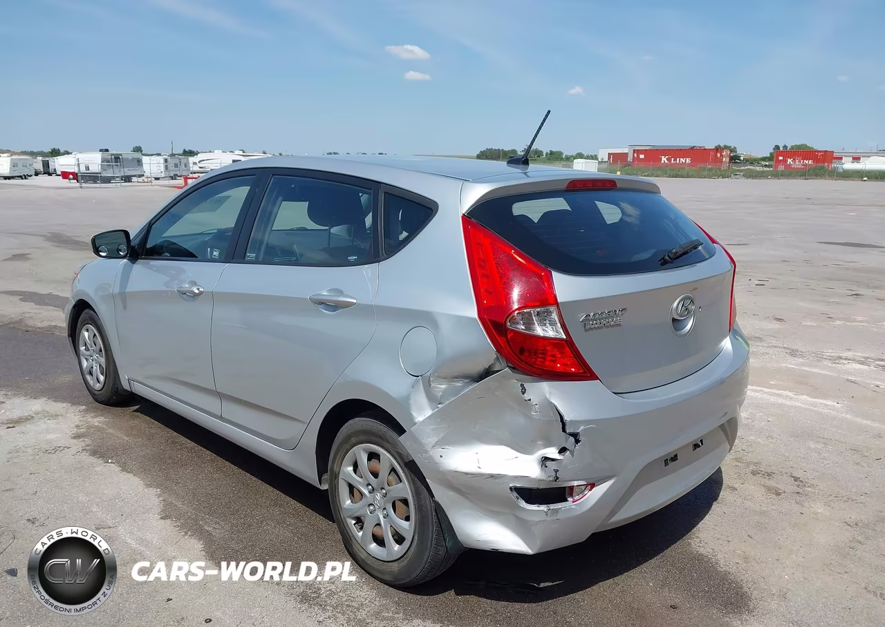 2013 Hyundai Accent Gs VIN:KMHCT5AE1DU093164 - 6