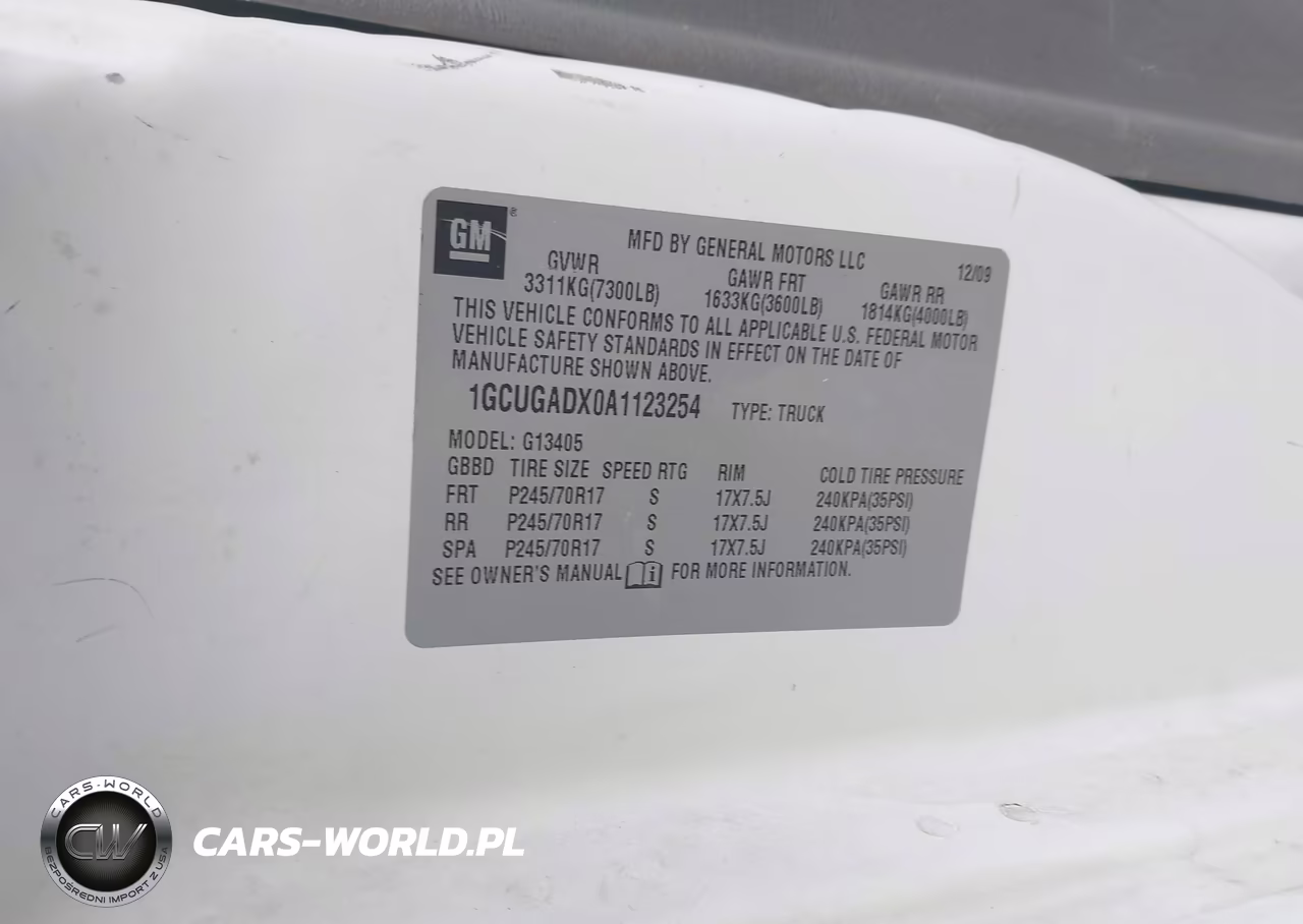 2010 Chevrolet Express G1500 VIN:1GCUGADX0A1123254 - 9