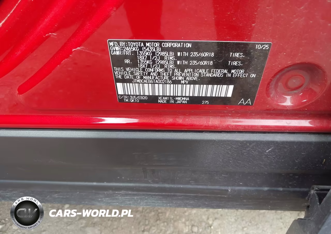 2026 Toyota Bz Xle Plus VIN:JTMBCAEB6TA002186 - 9