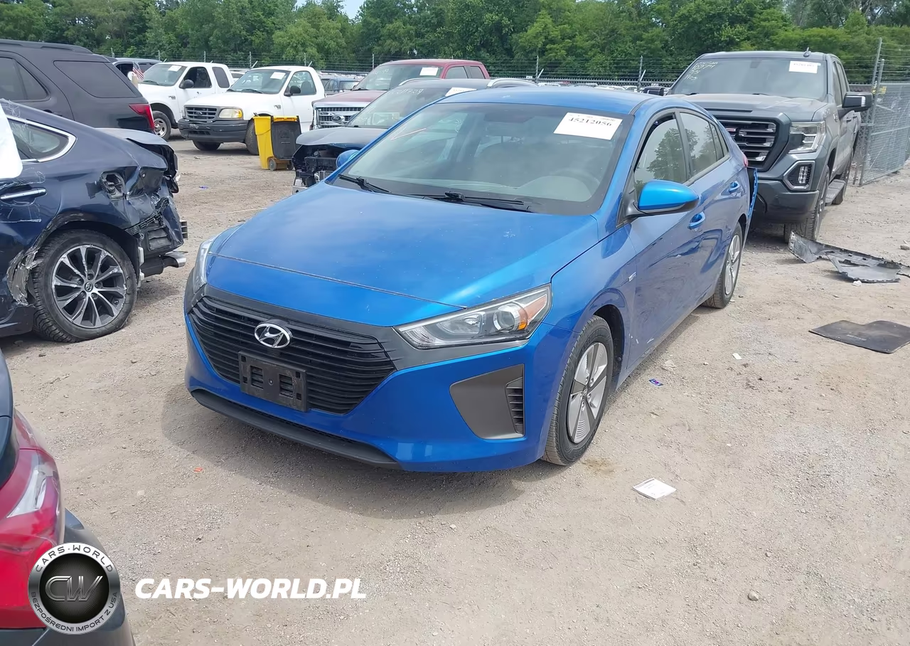 2018 Hyundai Ioniq Hybrid Blue VIN:KMHC65LC3JU072833 - 2