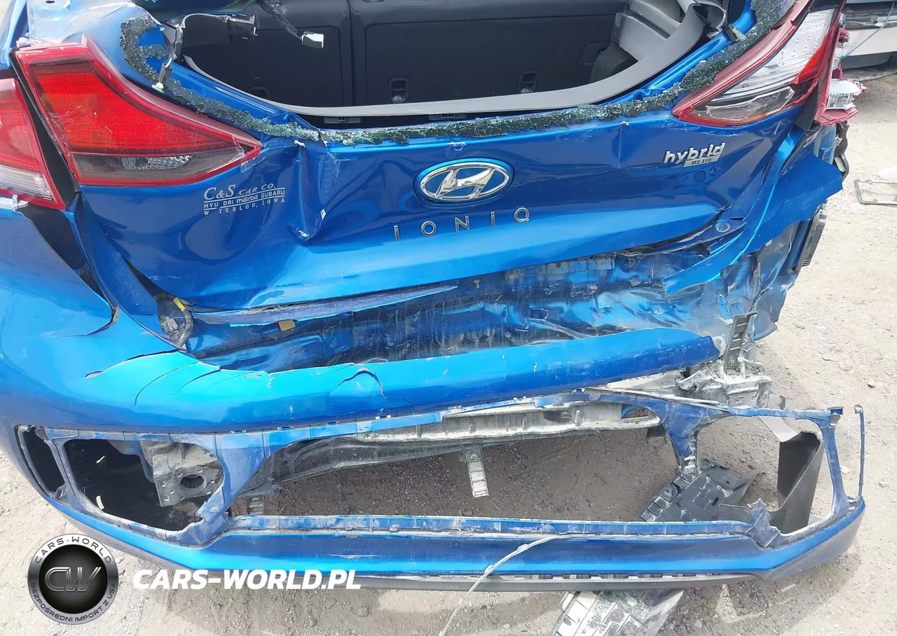 2018 Hyundai Ioniq Hybrid Blue VIN:KMHC65LC3JU072833 - 6