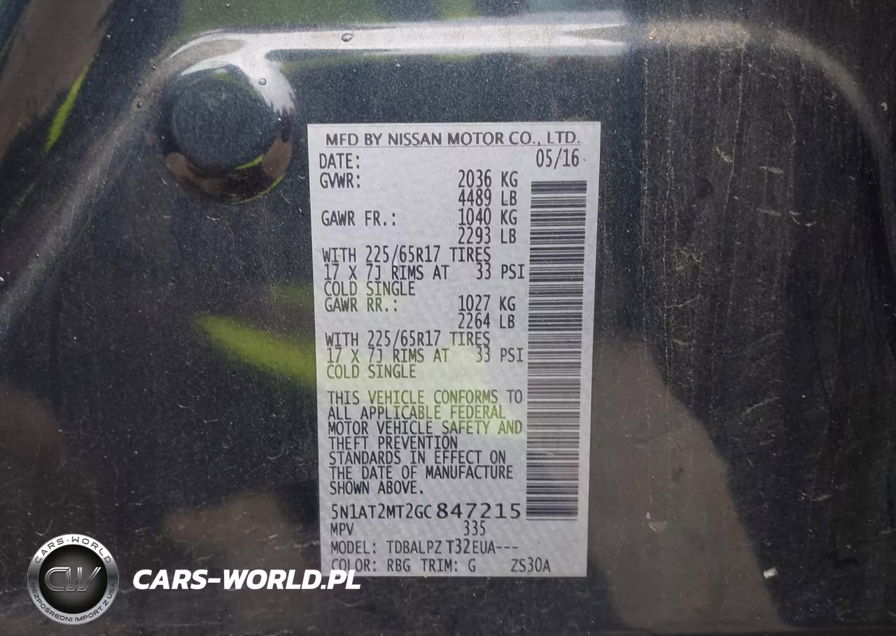 2016 Nissan Rogue S VIN:5N1AT2MT2GC847215 - 9