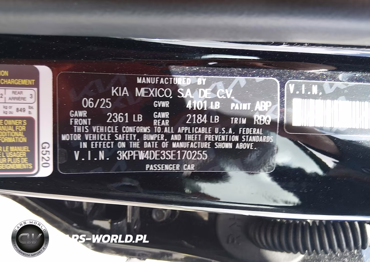 2025 Kia K4 Gt-Line VIN:3KPFW4DE3SE170255 - 9