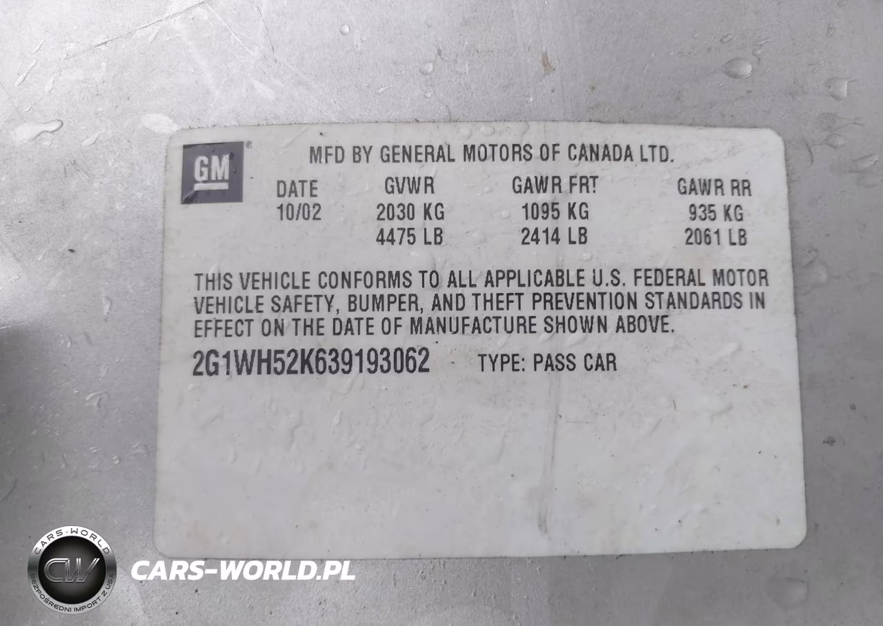 2003 Chevrolet Impala Ls VIN:2G1WH52K639193062 - 9