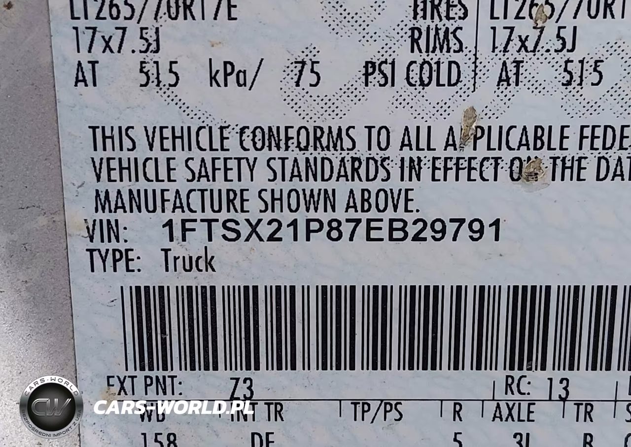 2007 Ford F-250 Lariat-Xl-Xlt VIN:1FTSX21P87EB29791 - 9
