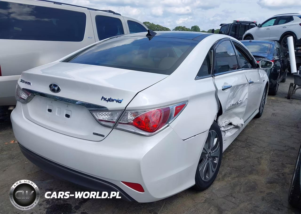 2014 Hyundai Sonata Hybrid Limited VIN:KMHEC4A4XEA106345 - 4