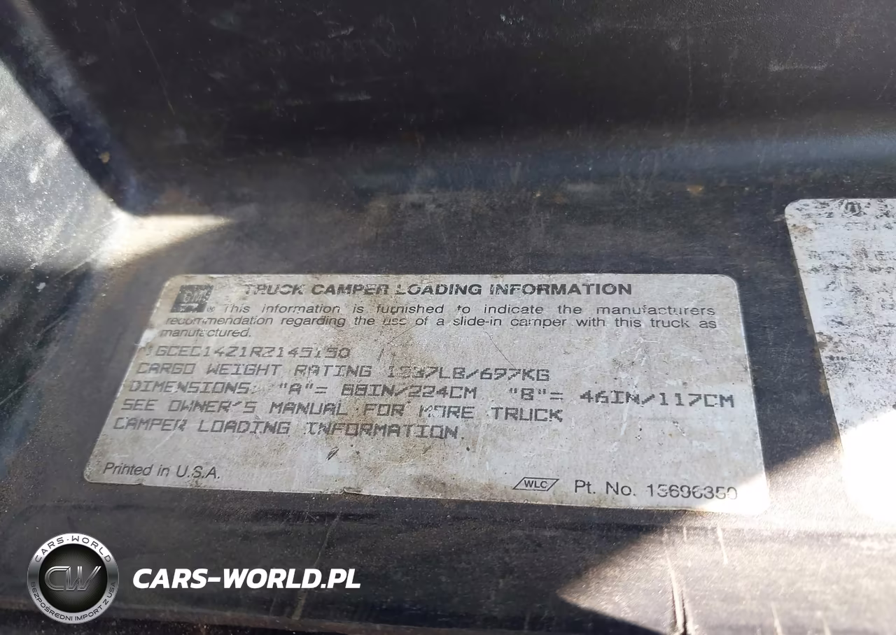 1994 Chevrolet Gmt-400 C1500 VIN:1GCEC14Z1RZ145150 - 9