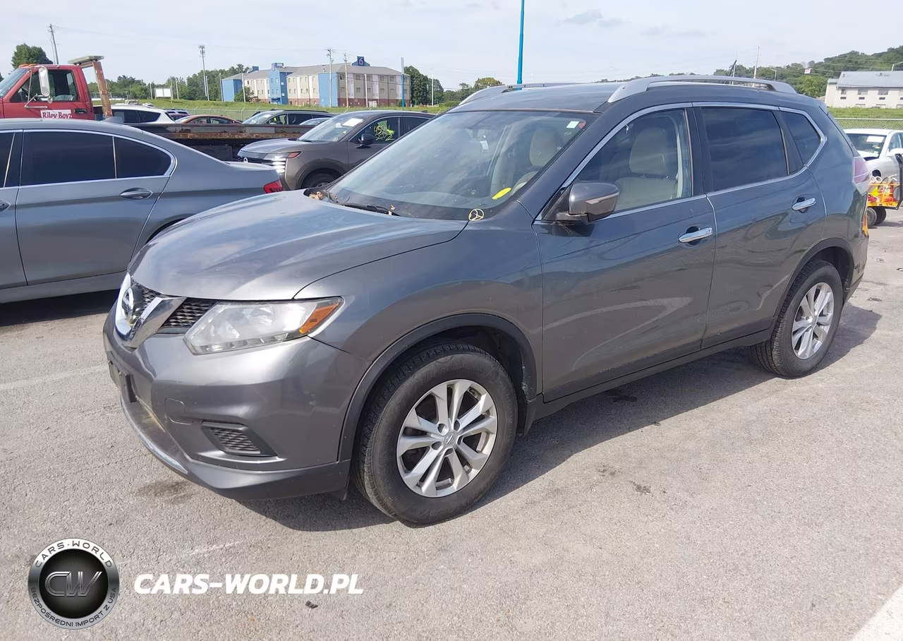 2015 Nissan Rogue Sv VIN:KNMAT2MV0FP543989 - 2
