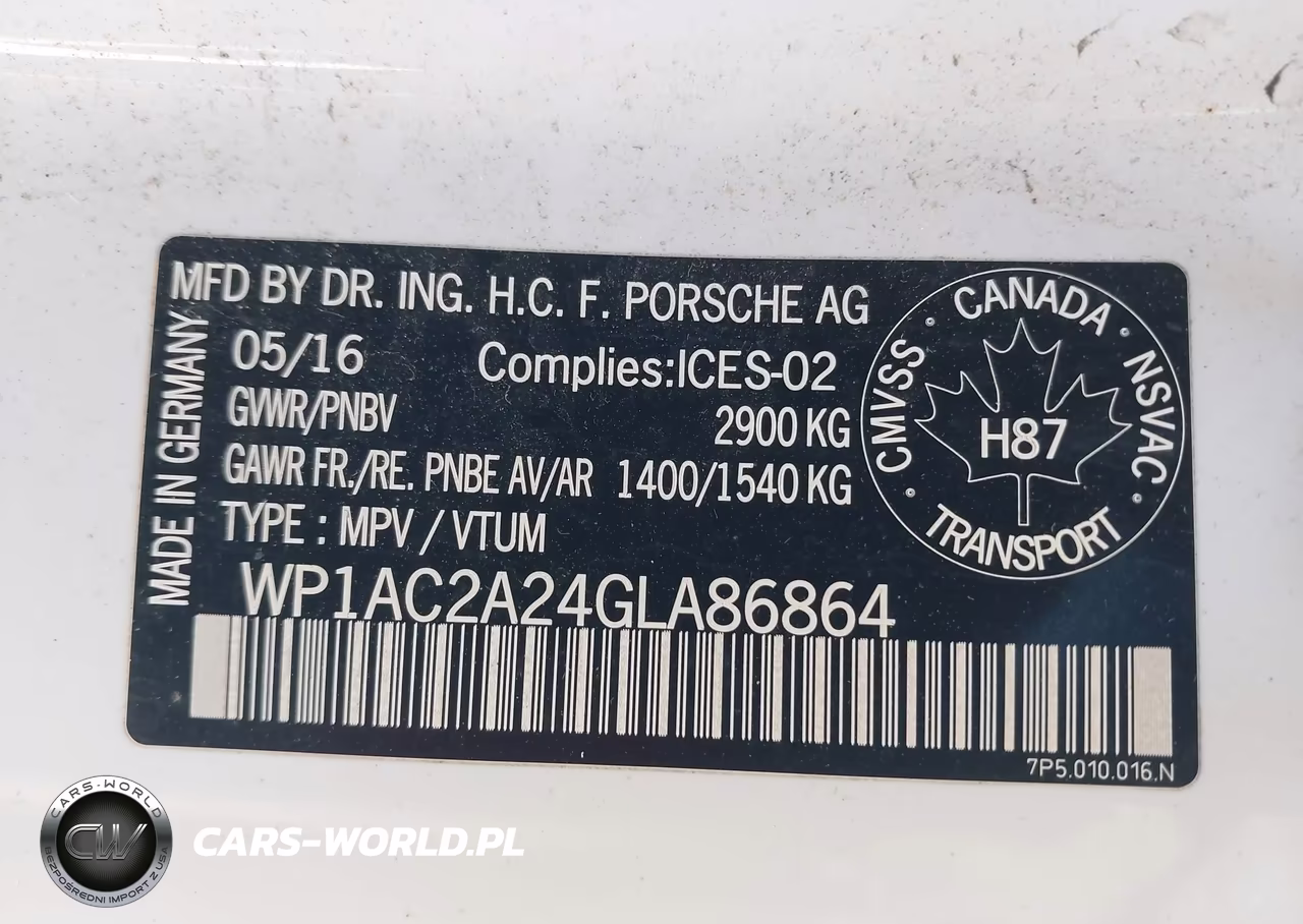 2016 Porsche Cayenne Turbo S VIN:WP1AC2A24GLA86864 - 9