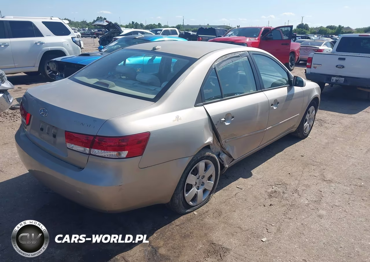 2008 Hyundai Sonata Gls VIN:5NPET46CX8H314436 - 4