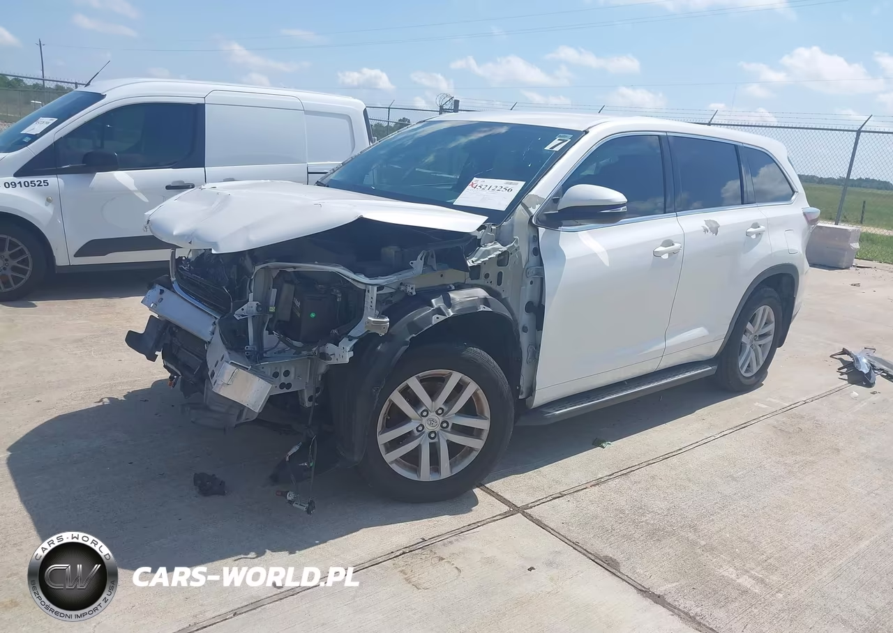 2015 Toyota Highlander Le VIN:5TDZARFH0FS014394 - 2