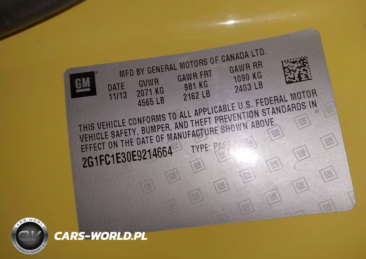 2014 Chevrolet Camaro 2Lt VIN:2G1FC1E30E9214664 - 9