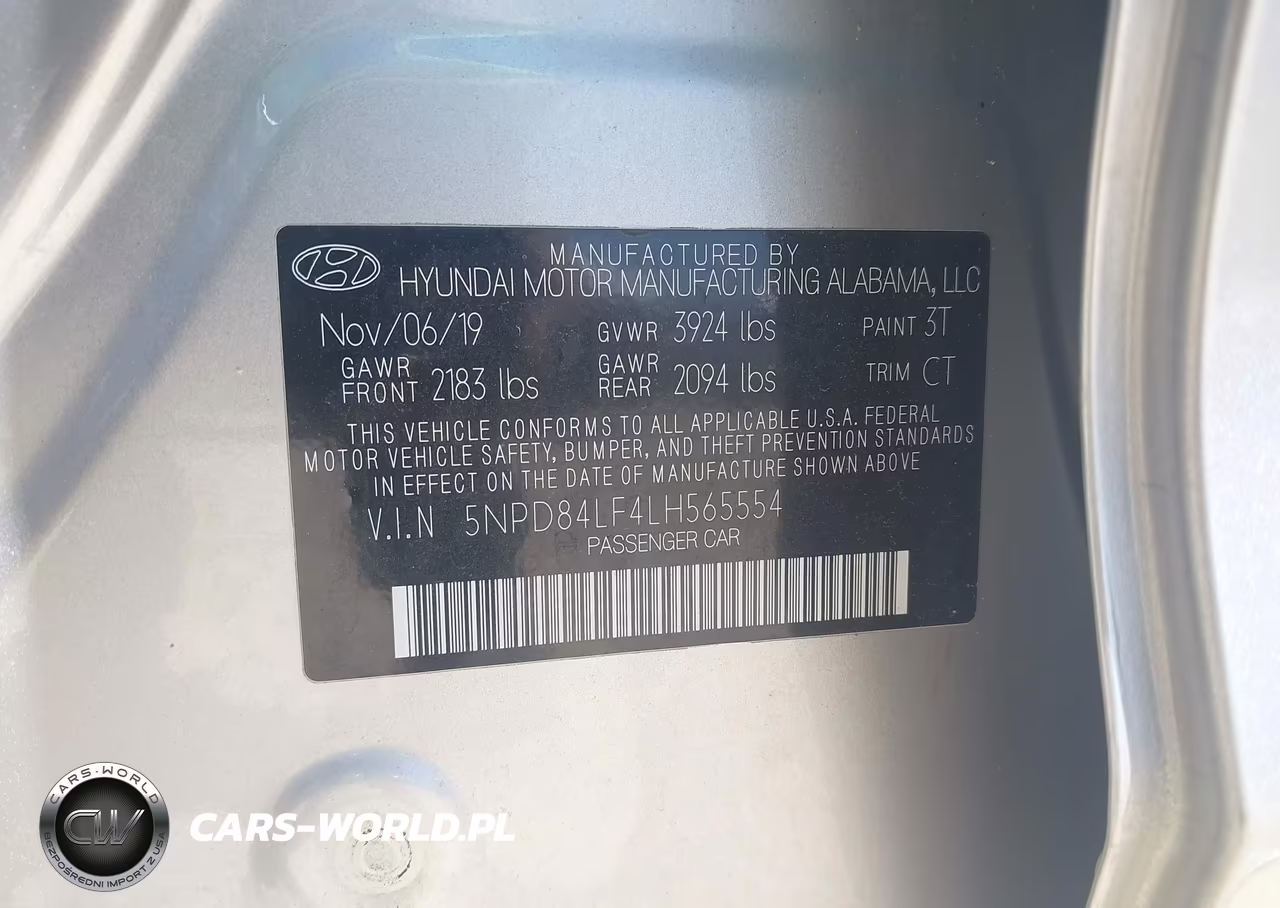 2020 Hyundai Elantra Sel VIN:5NPD84LF4LH565554 - 9