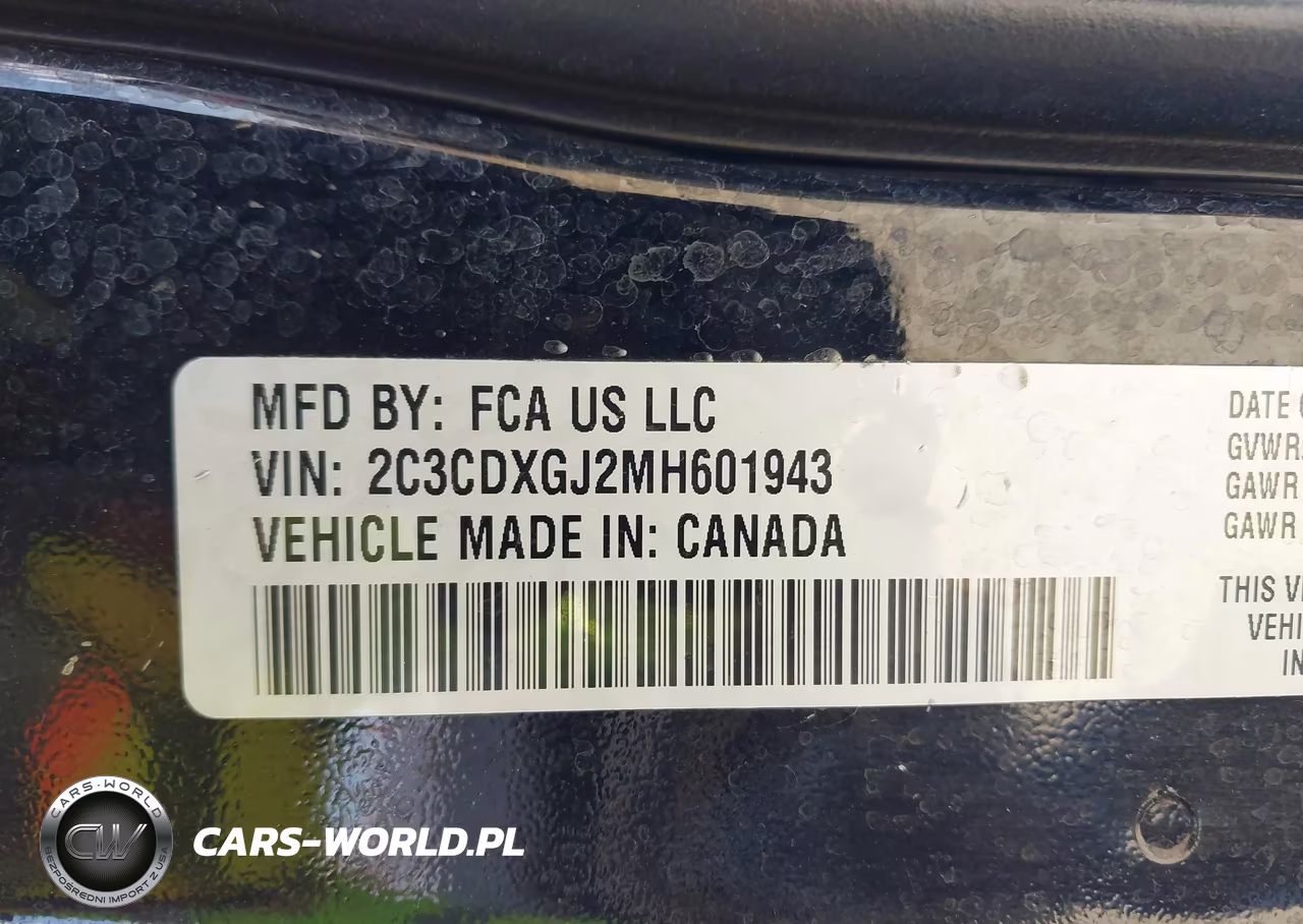 2021 Dodge Charger Scat Pack Widebody Rwd VIN:2C3CDXGJ2MH601943 - 9