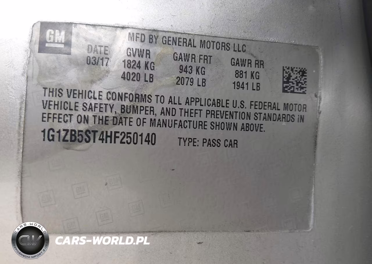 2017 Chevrolet Malibu Ls VIN:1G1ZB5ST4HF250140 - 9