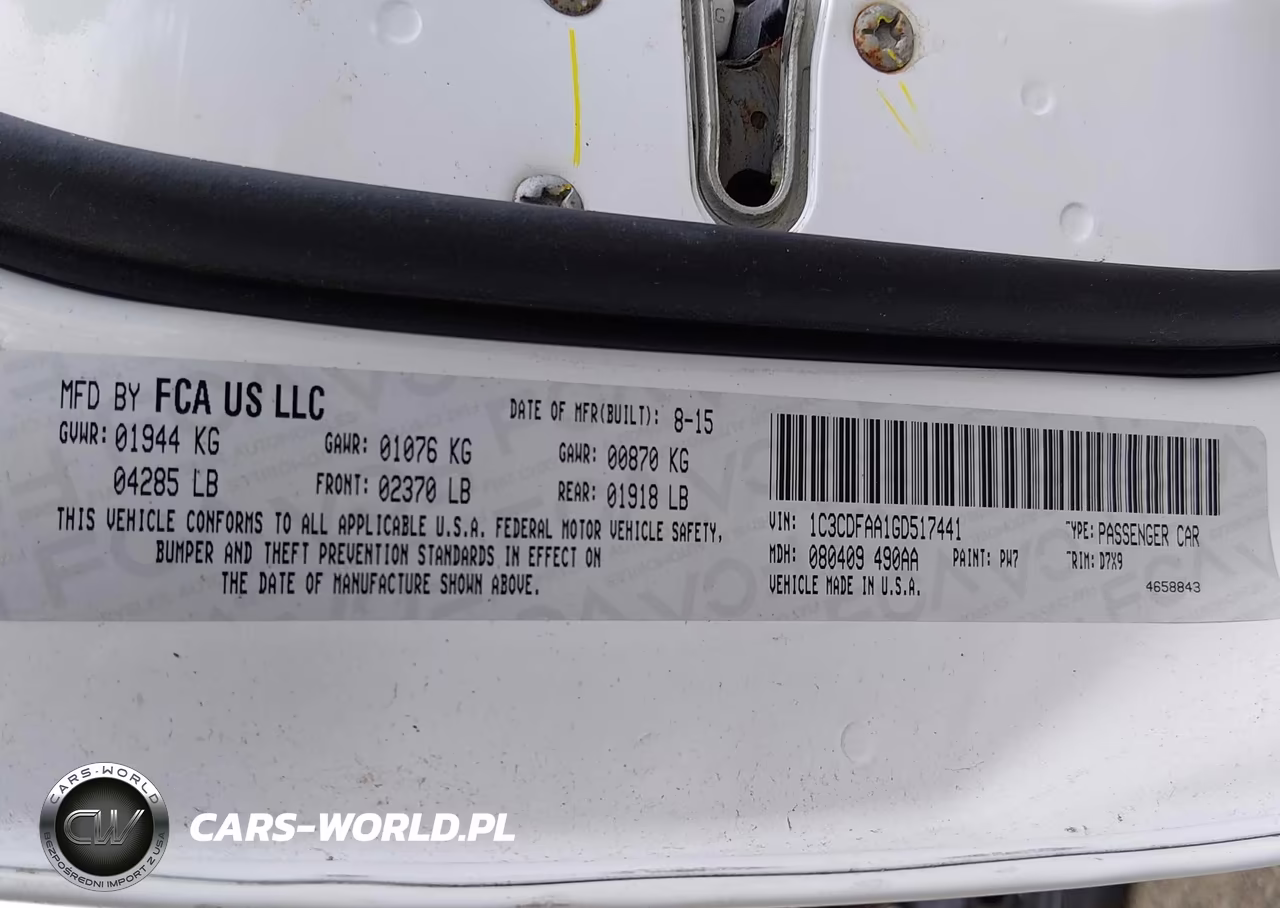 2016 Dodge Dart Se VIN:1C3CDFAA1GD517441 - 9