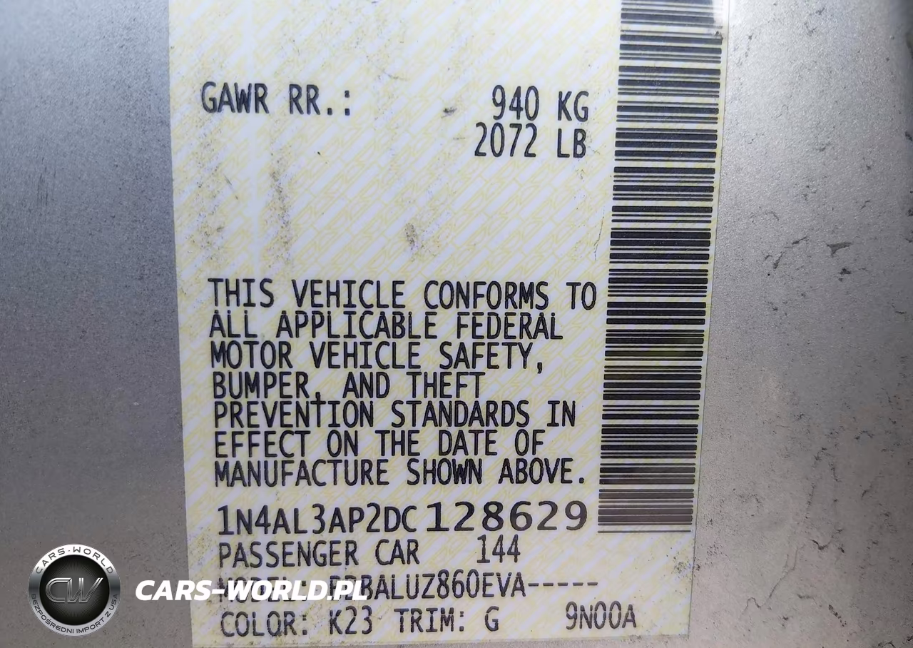 2013 Nissan Altima 2.5 Sv VIN:1N4AL3AP2DC128629 - 9
