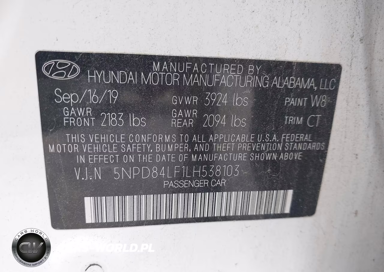 2020 Hyundai Elantra Sel VIN:5NPD84LF1LH538103 - 9