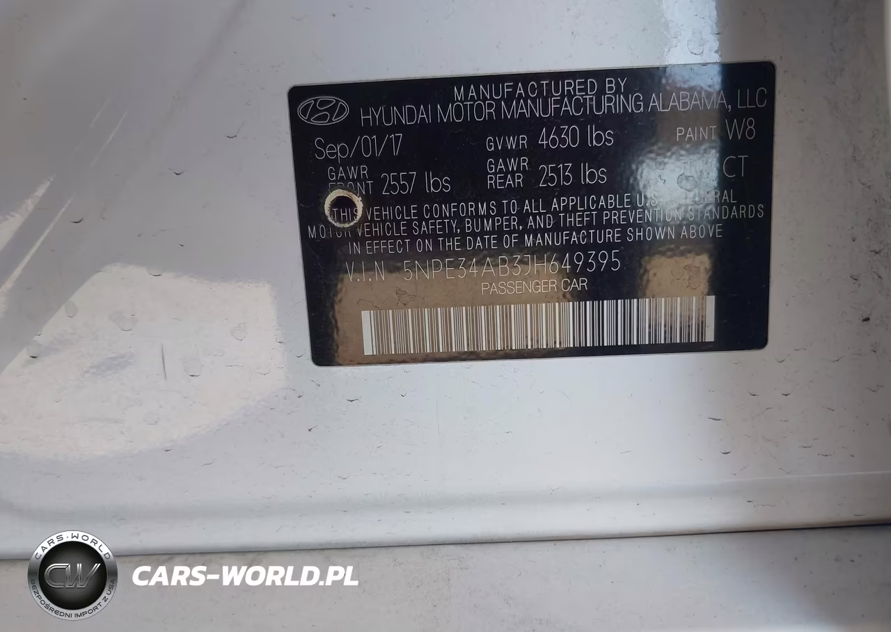 2018 Hyundai Sonata Sport 2.0T VIN:5NPE34AB3JH649395 - 8