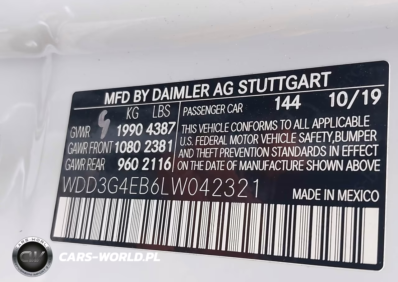 2020 Mercedes-Benz A 220 VIN:WDD3G4EB6LW042321 - 9
