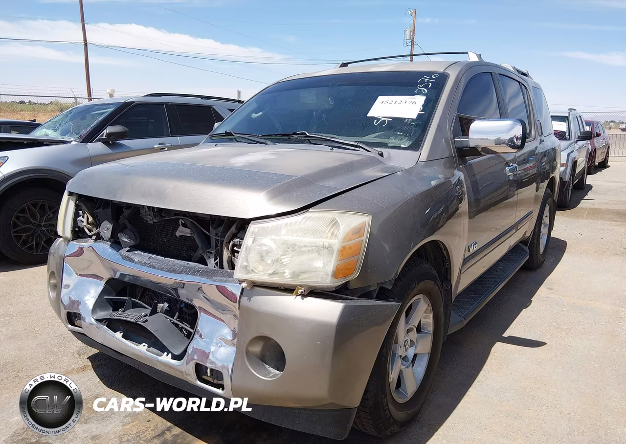2007 Nissan Armada Se VIN:5N1BA08A77N713327 - 2