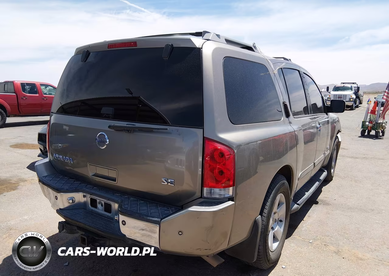 2007 Nissan Armada Se VIN:5N1BA08A77N713327 - 4