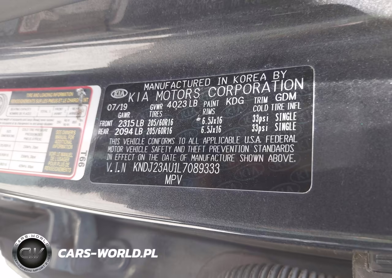 2020 Kia Soul Lx VIN:KNDJ23AU1L7089333 - 9