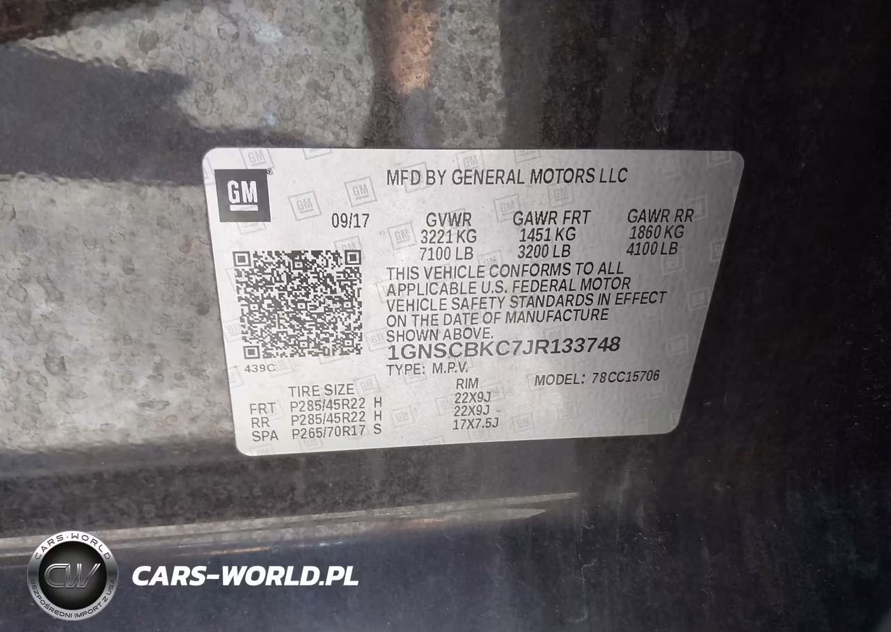 2018 Chevrolet Tahoe Lt VIN:1GNSCBKC7JR133748 - 9