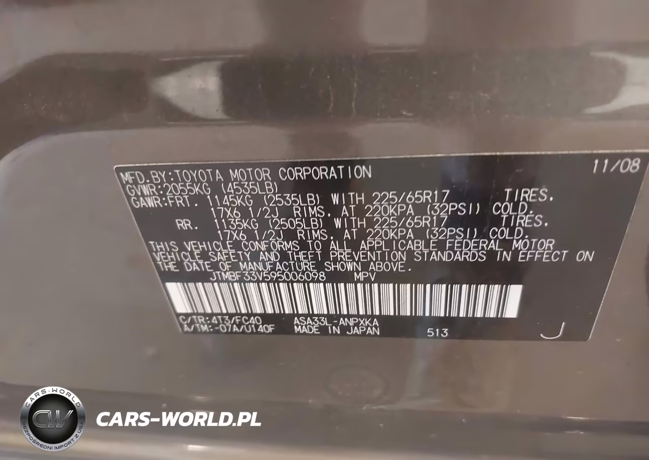 2009 Toyota Rav4 VIN:JTMBF33V595006098 - 9