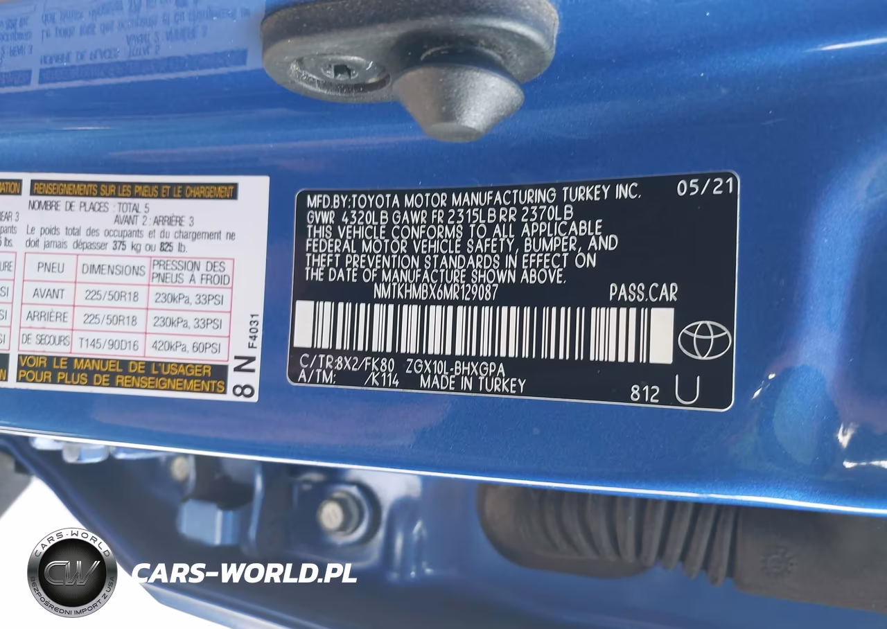 2021 Toyota C-Hr Xle VIN:NMTKHMBX6MR129087 - 9