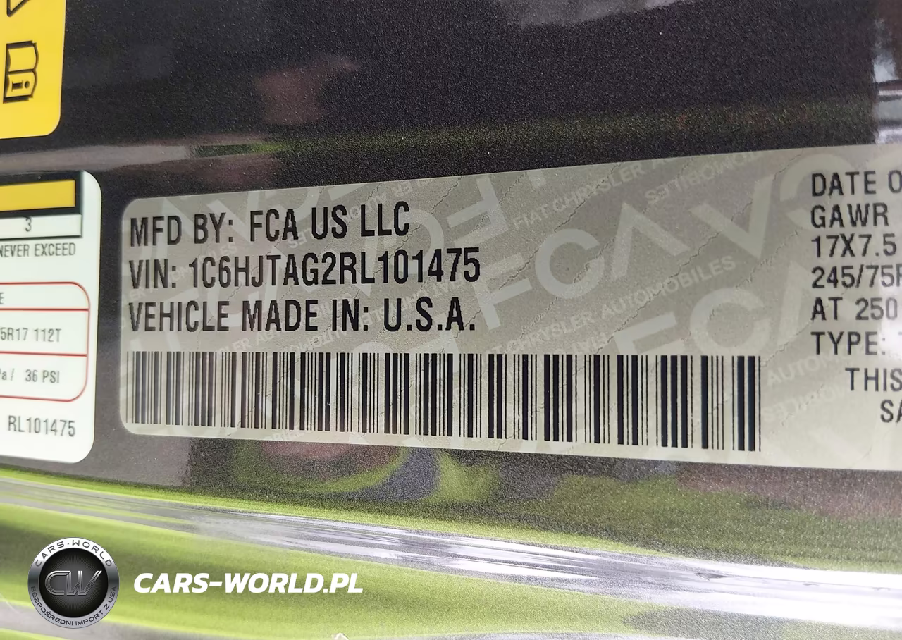 2024 Jeep Gladiator Sport S VIN:1C6HJTAG2RL101475 - 9