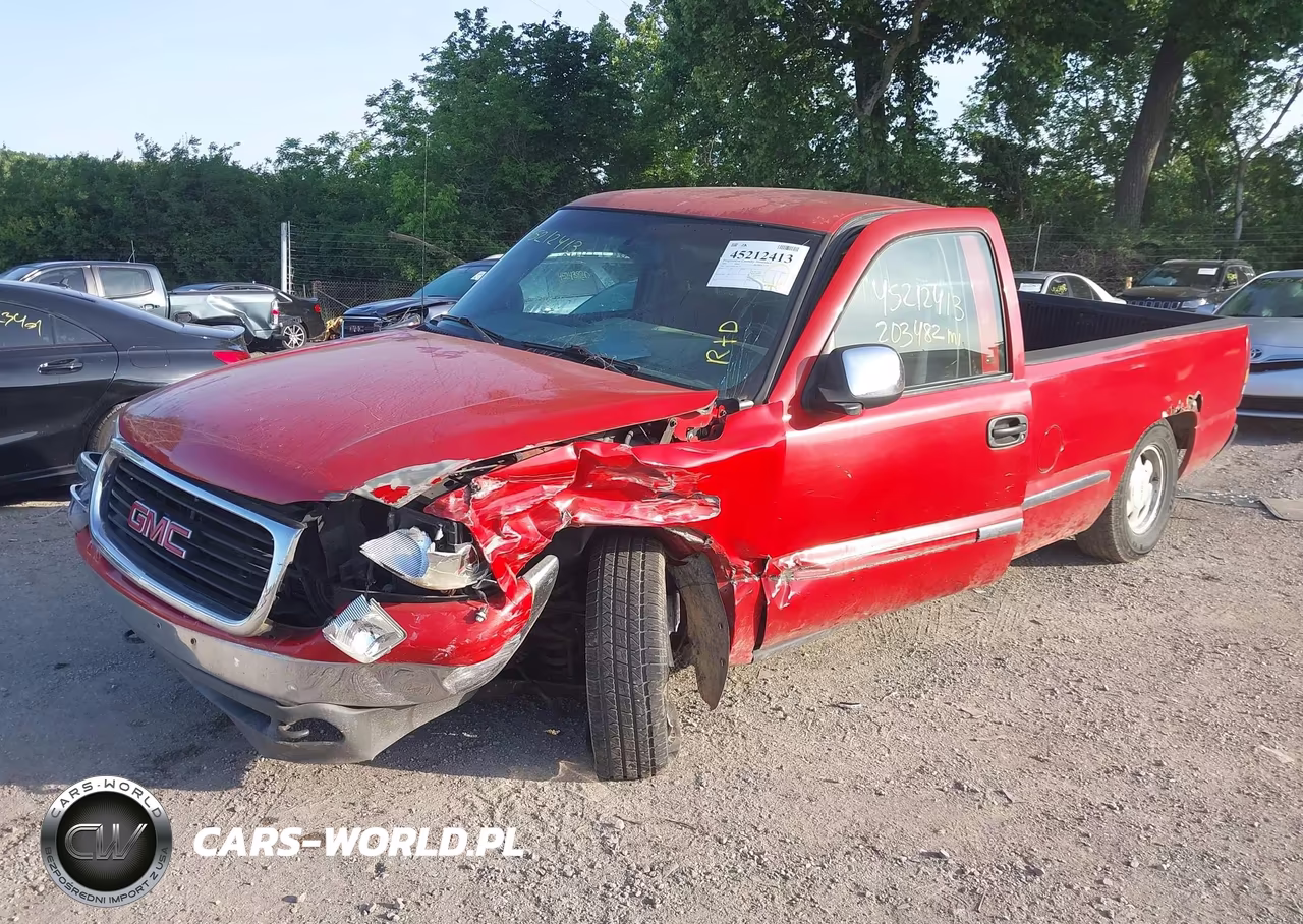 2002 GMC Sierra 1500 Sle VIN:1GTEC14T92Z243375 - 2