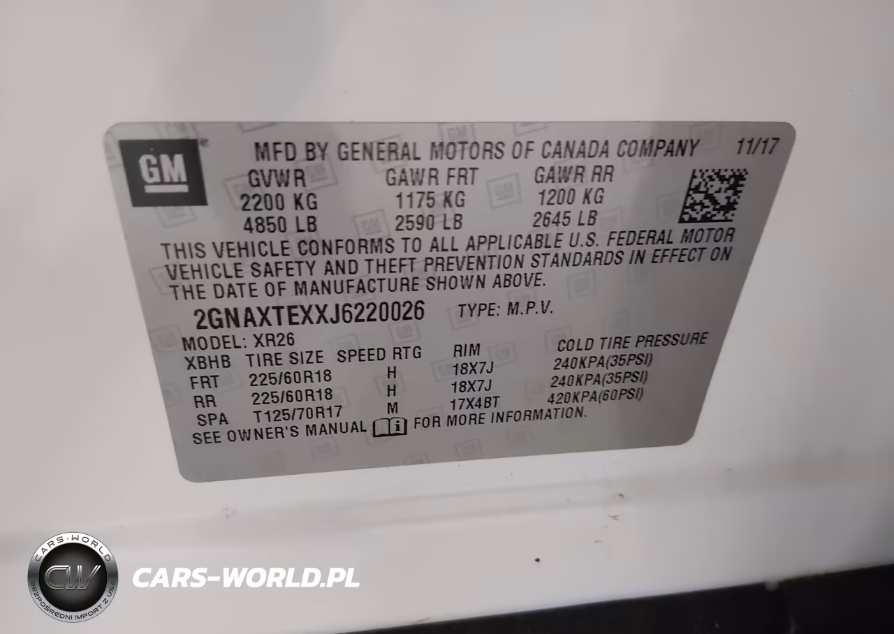 2018 Chevrolet Equinox Lt VIN:2GNAXTEXXJ6220026 - 9